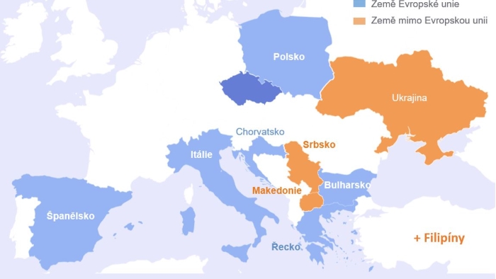 Where to Hire International Employees mapa náboru